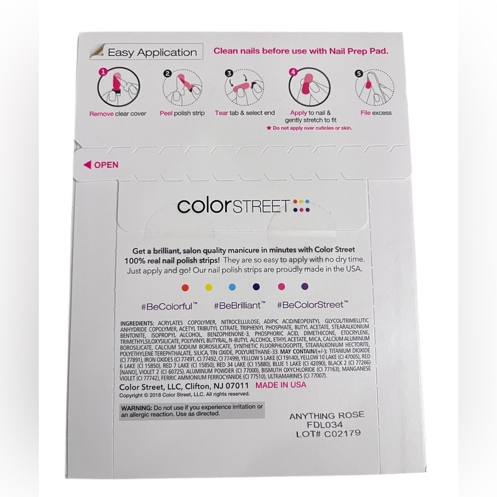 Color Street Anything Rose Nail Polish Strips - Picture 3 of 3